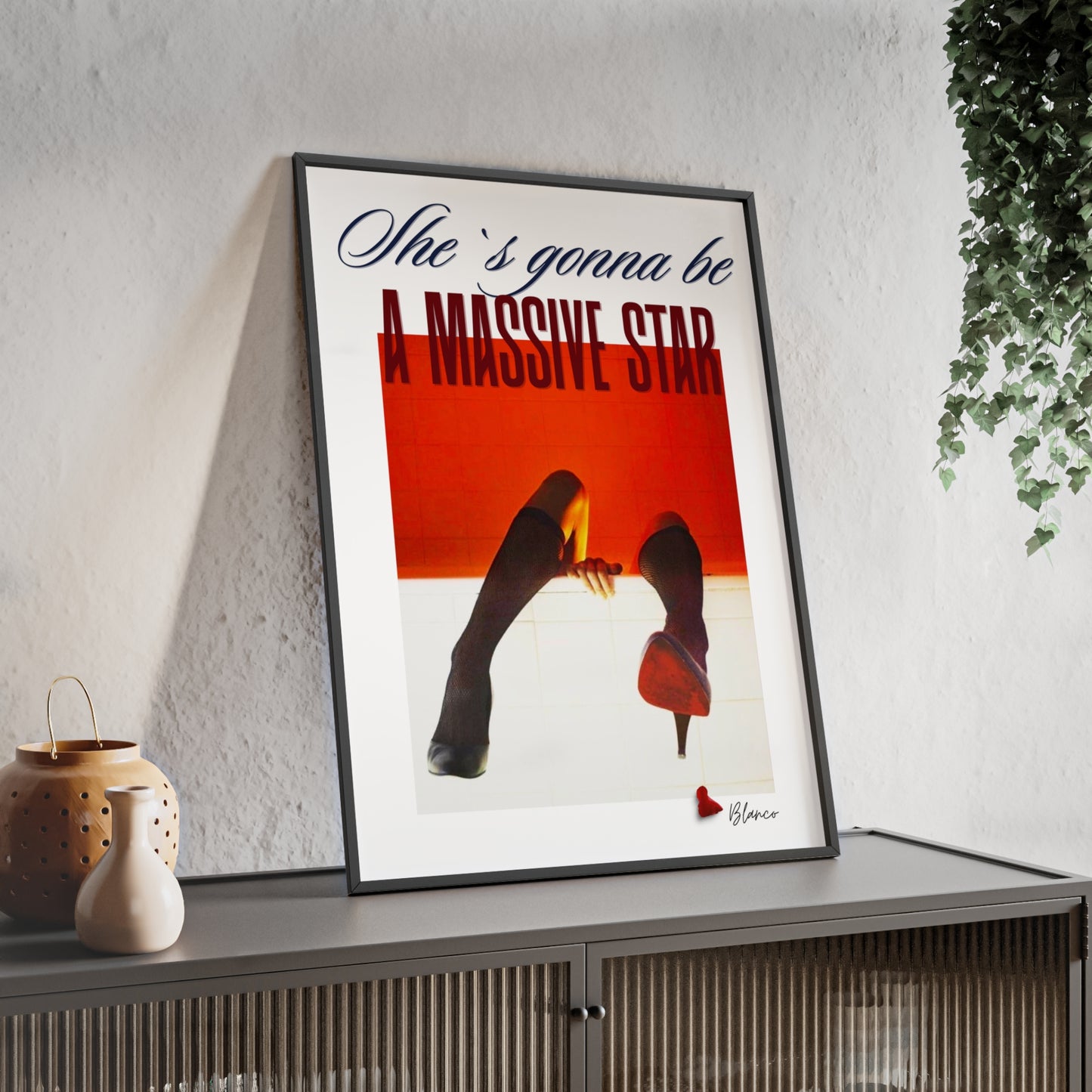 BB Rose Exclusive Framed Artwork - Allure Collection