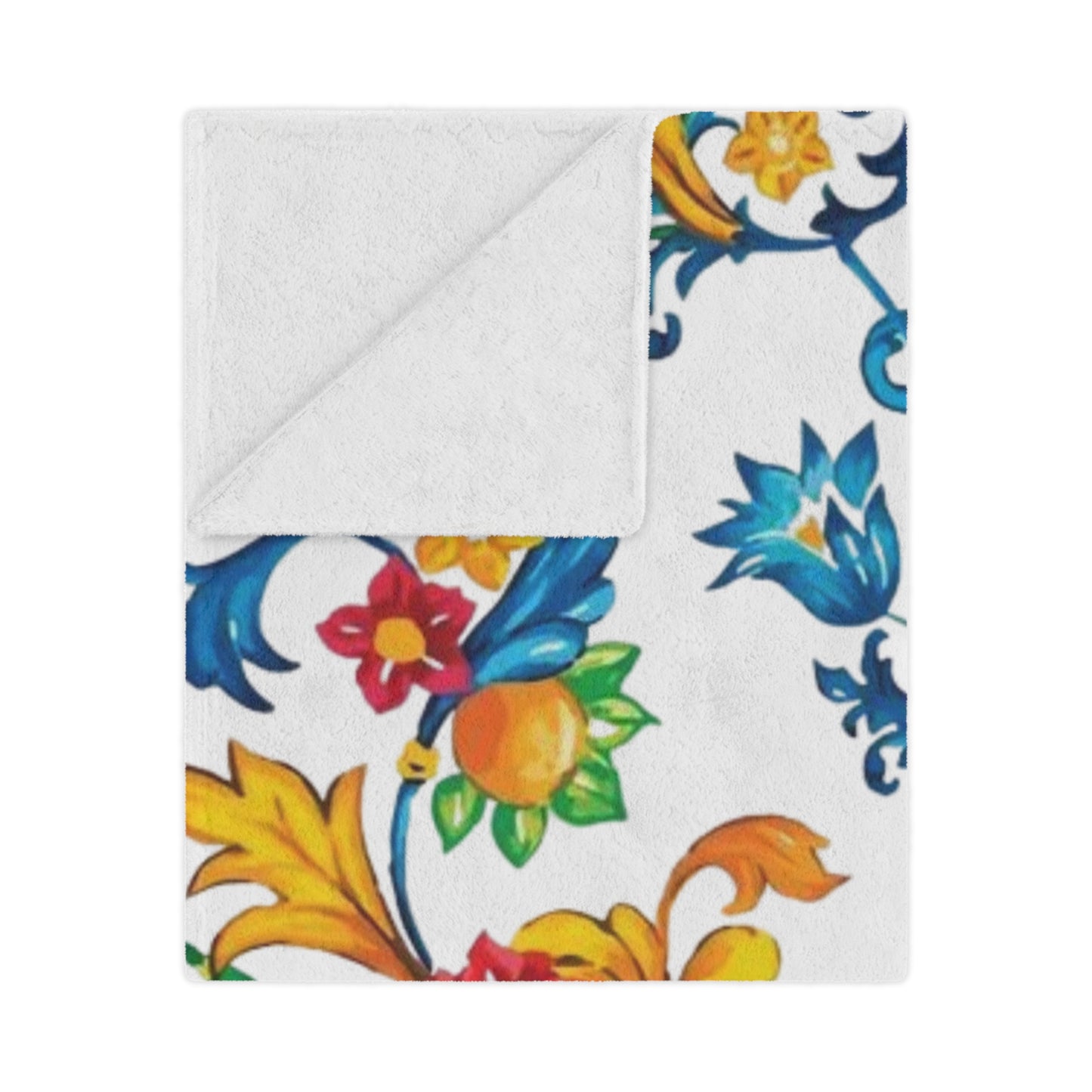 BB Luxury Fiore Minky Blanket - Maiolica Collection